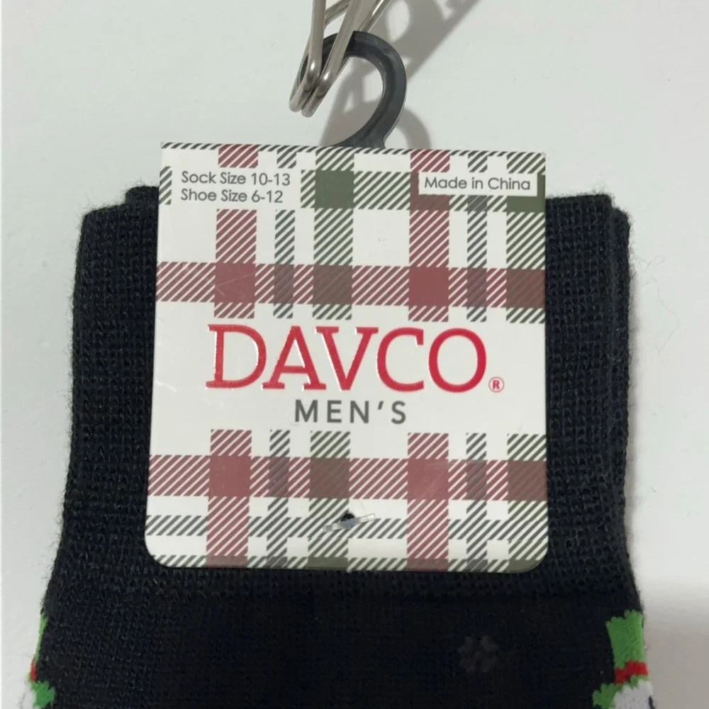 NWT Davco Mens Christmas Snowman Socks 